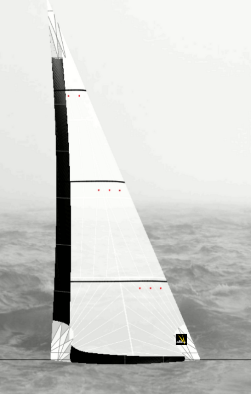 Voile neuve - CDX reclassé 20-26 pieds M1